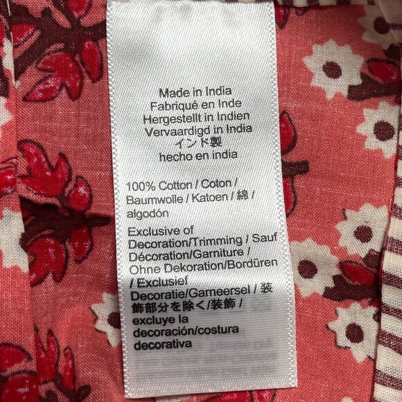 Flawed J. Crew Cotton Voile Midi Dress in Block Print Womens S Floral Item CI679 - Picture 16 of 16